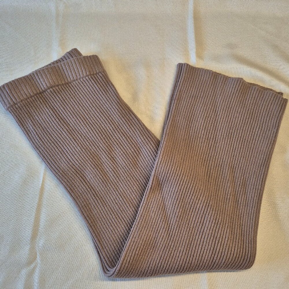 Ribbed Knit Sweater Pants